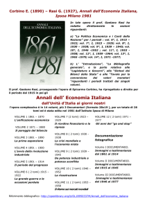 Annali dell` Economia Italiana