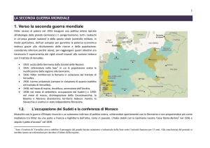 LA SECONDA GUERRA MONDIALE 1. Verso la seconda guerra