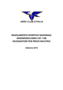 Categoria F3B 2015 - Aero Club d`Italia