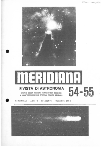 rivista di astronomia - Società astronomica ticinese