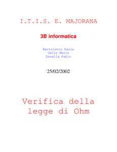 leggeohm - ITI Ettore Majorana