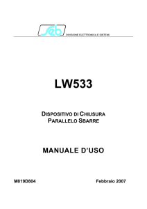 manuale lw533 - seb barlassina