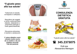 Consulenza dietistica - Cervarese Santa Croce
