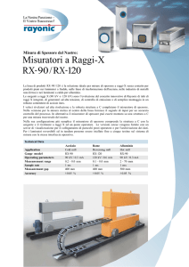 Misuratori a Raggi-X RX-90 / RX-120