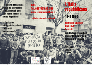 L`Italia repubblicana - Istituto Storico della Resistenza in Toscana