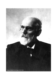 Johannes Diderik Van der Waals (1837-1923)