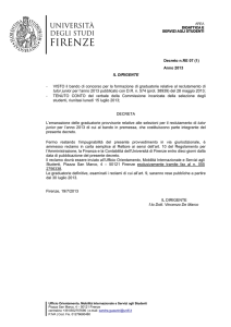 Decreto dirigenziale, 19 luglio 2013, re07(1)