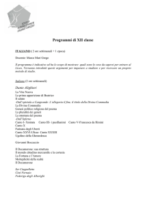 Programmi di XII classe - Scuola Rudolf Steiner di Lugano