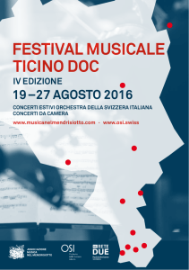 FESTIVAL MUSICALE TICINO DOC