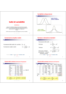 Indici di variabilità - UniFI