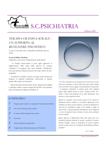 S.c. Psichiatria - Gennaio 2008 - Istituto Craniosacrale La Marea