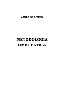 metodologia omeopatica