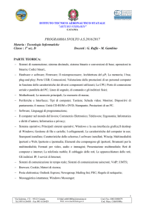 Programma di Informatica - IT AER. Ferrarin.gov.it