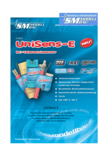 UniSens-‐E - SM