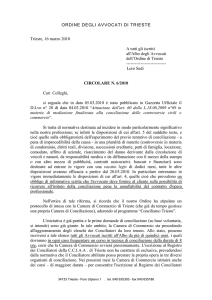 Trieste, 14 novembre 2005 - Ordine degli Avvocati di Trieste