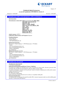 Scheda di dati di sicurezza