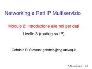 Algoritmi di Routing - Gabriele Di Stefano