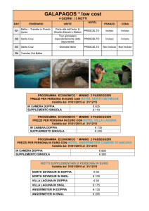 GALAPAGOS LOW COST 2015
