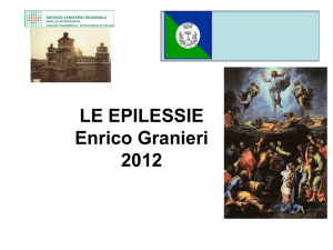 LE EPILESSIE Enrico Granieri 2012