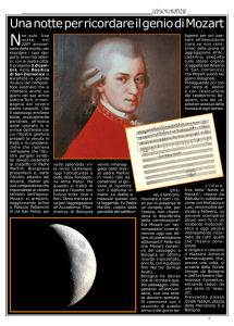Una notte per ricordare il genio di Mozart