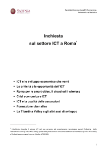 Inchiesta sul settore ICT a Roma