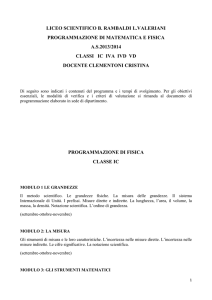 Programmazione annuale