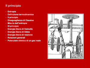 II (e III) principio della termodinamica