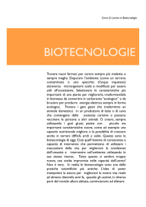 BIOTECNOLOGIE - Macroarea di Scienze