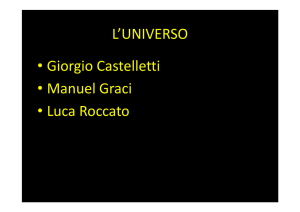 L`UNIVERSO • Giorgio Castelletti • Manuel Graci • Luca Roccato