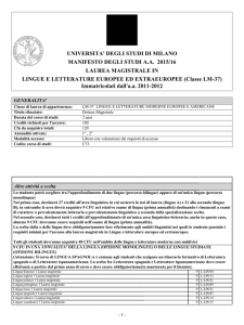 universita` degli studi di milano manifesto degli studi aa 2015/16