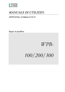 MNPG120-01 (Bagno Paraffina WPB Series ITA)