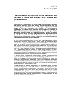 La Commissione approva due misure italiane ed una francese a
