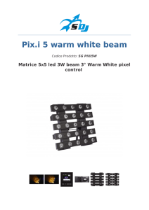 Pix.i 5 warm white beam