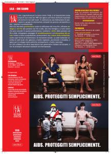 Brochure InfoAids - LILA - Lega Italiana per la Lotta contro l`Aids