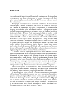 Anteprima libro - Antropologia della salute numero 1