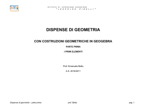 DISPENSE DI GEOMETRIA