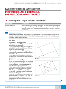 I parallelogrammi e i trapezi con Cabri o con GeoGebra