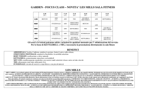 GARDEN - FOCUS CLASS – NOVITA` LES MILLS SALA FITNESS