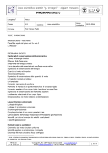 FISICA 4B - Liceo Terragni