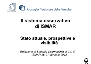 Il sistema osservativo di ISMAR