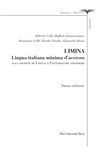 LIMINA Lingua italiana minima d`accesso