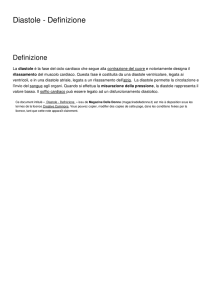 Diastole - Definizione