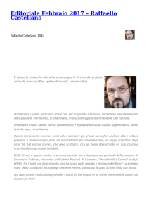 Raffaello Castellano,Editoriale Febbraio 2017 – Ivan Zorico