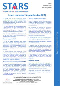 STARS ITALY Implantable Loop Recorder (ILR) SHEET.indd