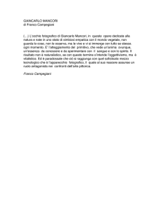 Scarica il pdf - Giancarlo Mancori