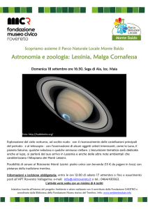 Astronomia e zoologia: Lessinia, Malga Cornafessa