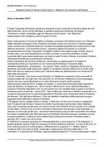 Giustizia: dossier di “Nessuno tocchi Caino” e “Reprieve” sul