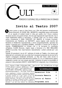 Invito al Teatro 2007 - Parrocchia S. Stefano di Osnago