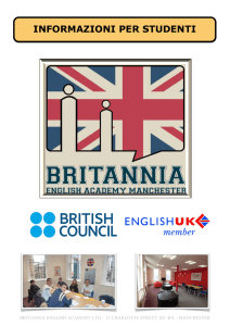informazioni per studenti - Britannia English School