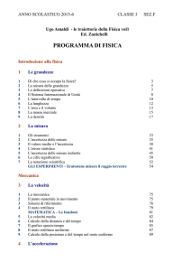 programma di fisica - Liceo Classico Vittorio Emanuele II